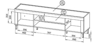 Mossa TV Cabinet - Msofas LTD