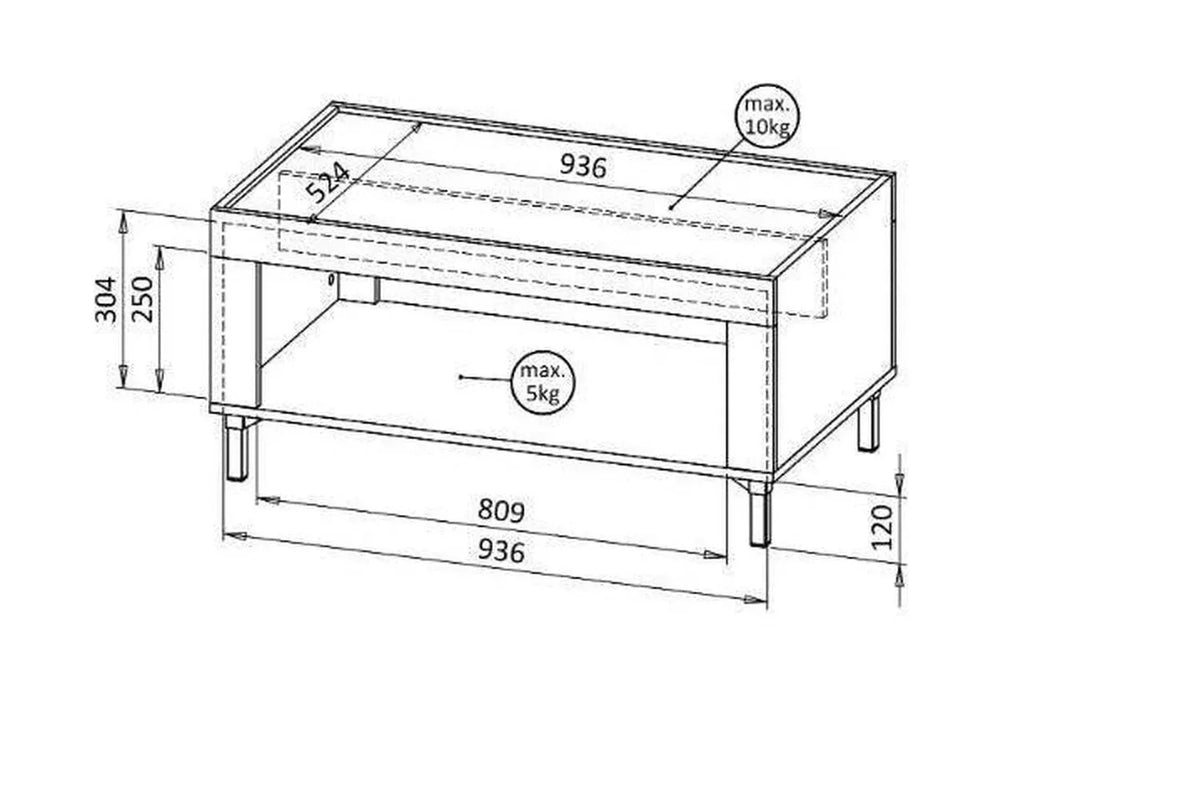 Mossa Coffee Table