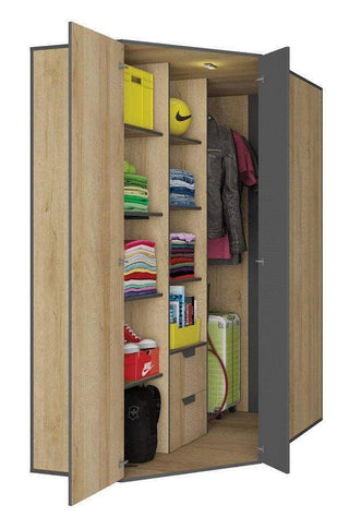 Nano Corner Wardrobe - Msofas LTD