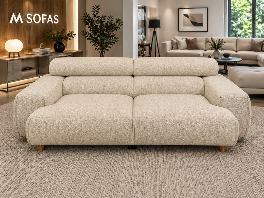 Ex-Display Nara 2 Seater Sofa Monolith 04 VELVET