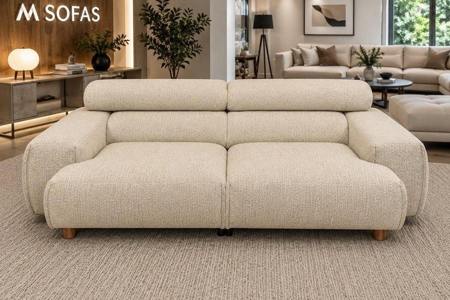 Ex-Display Nara 2 Seater Sofa Monolith 04 VELVET
