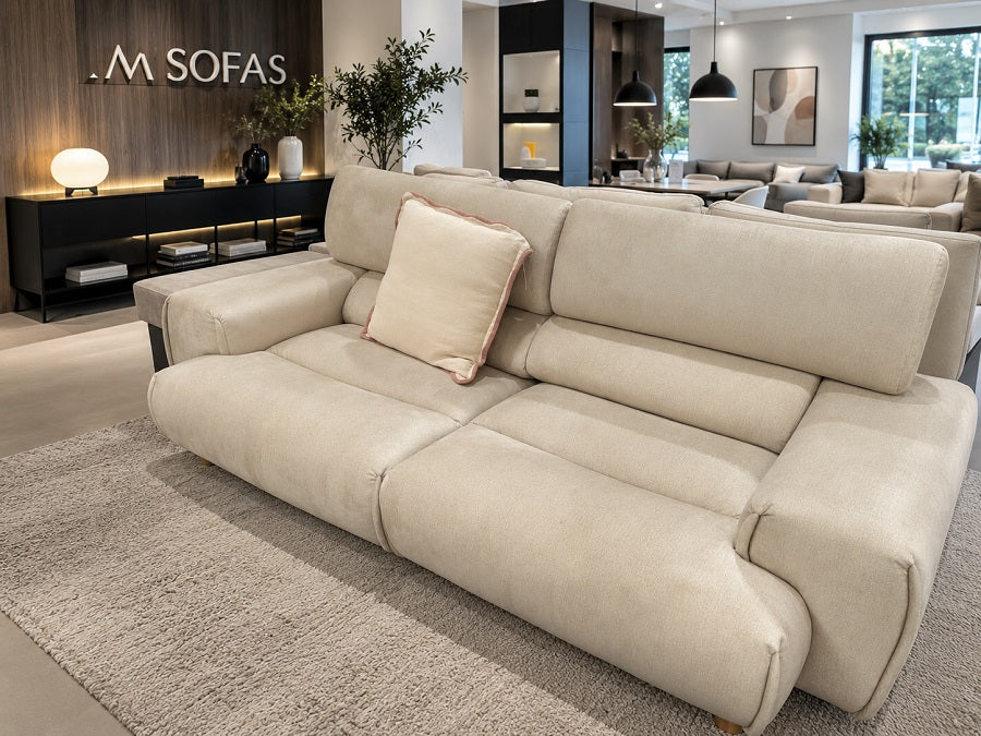 Ex-Display Nara 2 Seater Sofa Monolith 04 VELVET
