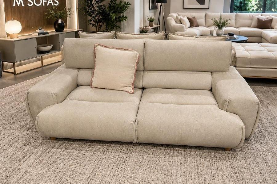 Ex-Display Nara 2 Seater Sofa Monolith 04 VELVET