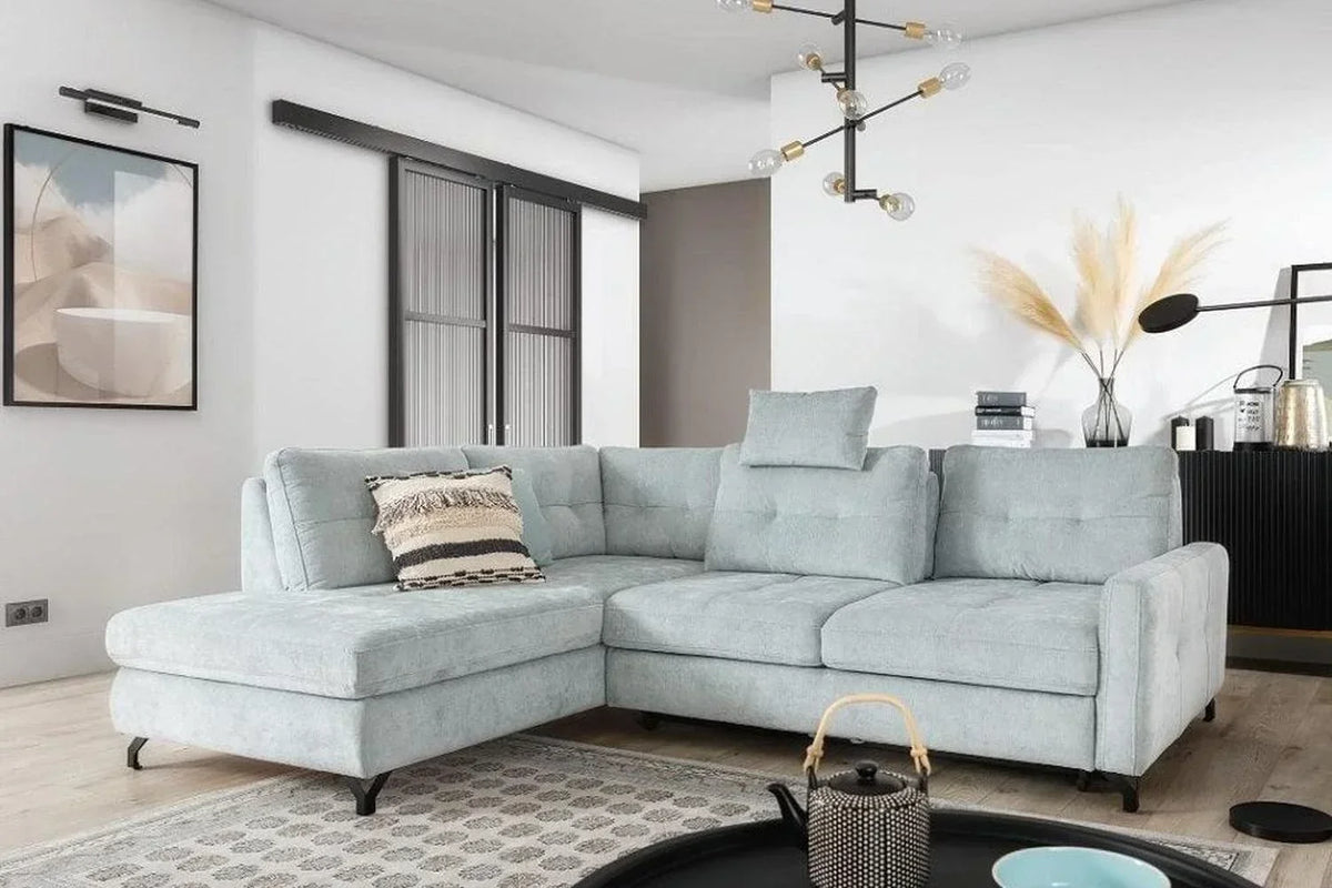 Nawe I Corner Sofa Bed With Storage