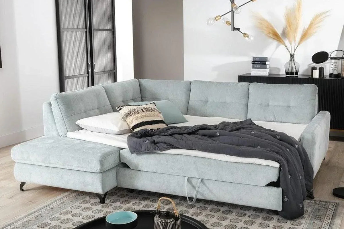 Nawe I Corner Sofa Bed With Storage