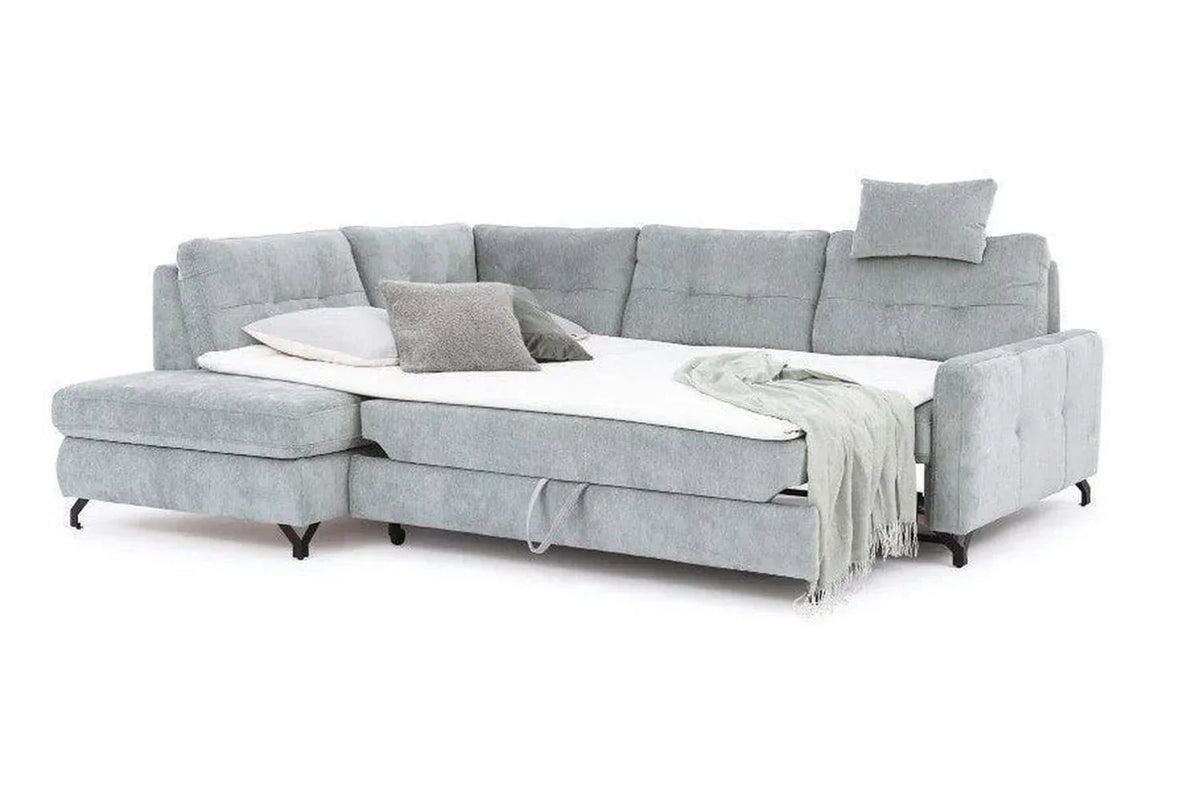 Nawe I Corner Sofa Bed With Storage