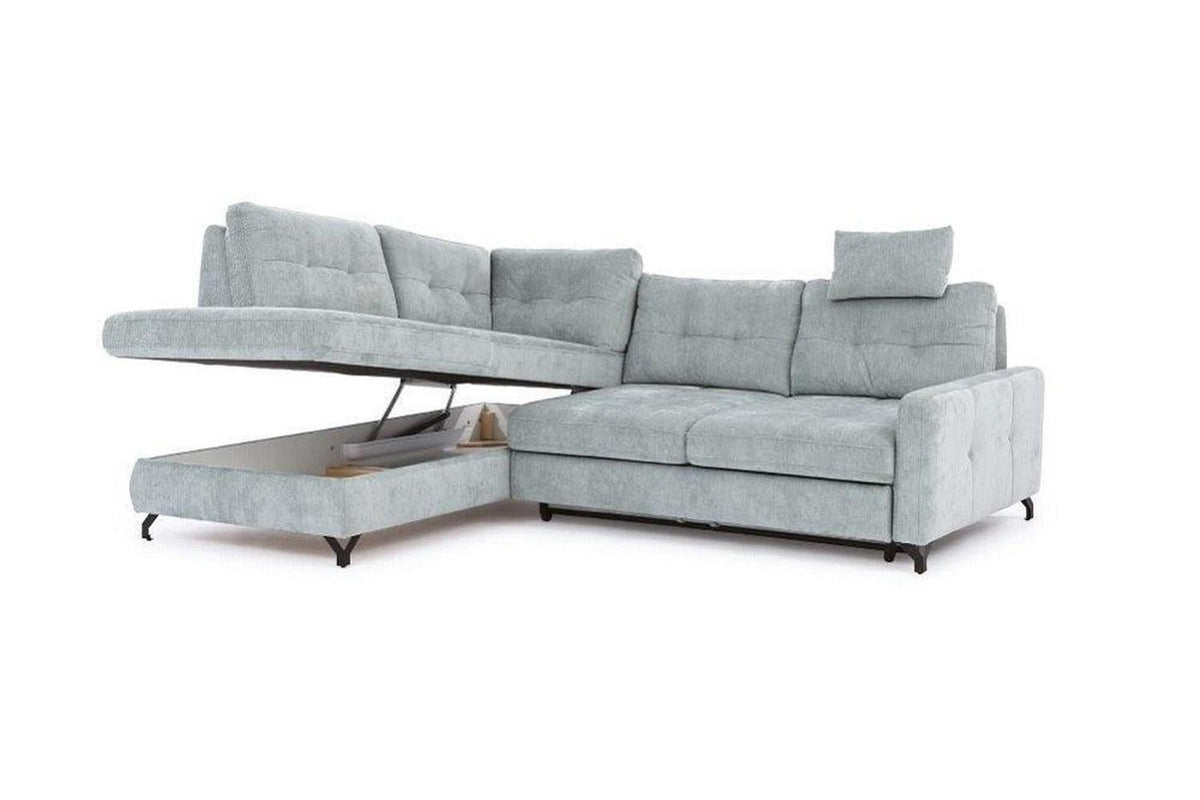 Nawe I Corner Sofa Bed With Storage