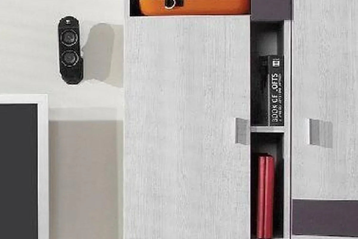 Next Express Delivery Bookcase 6 White Pine / Grey