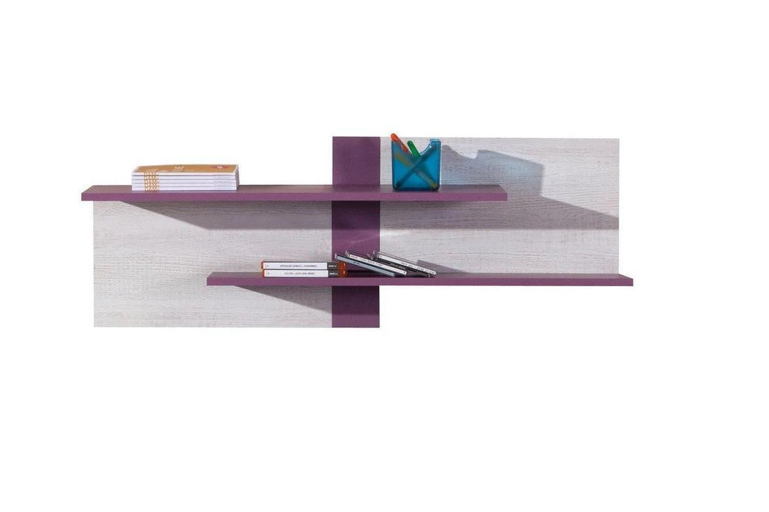 Next Express Delivery Wall Shelf 15 White Pine / Grey