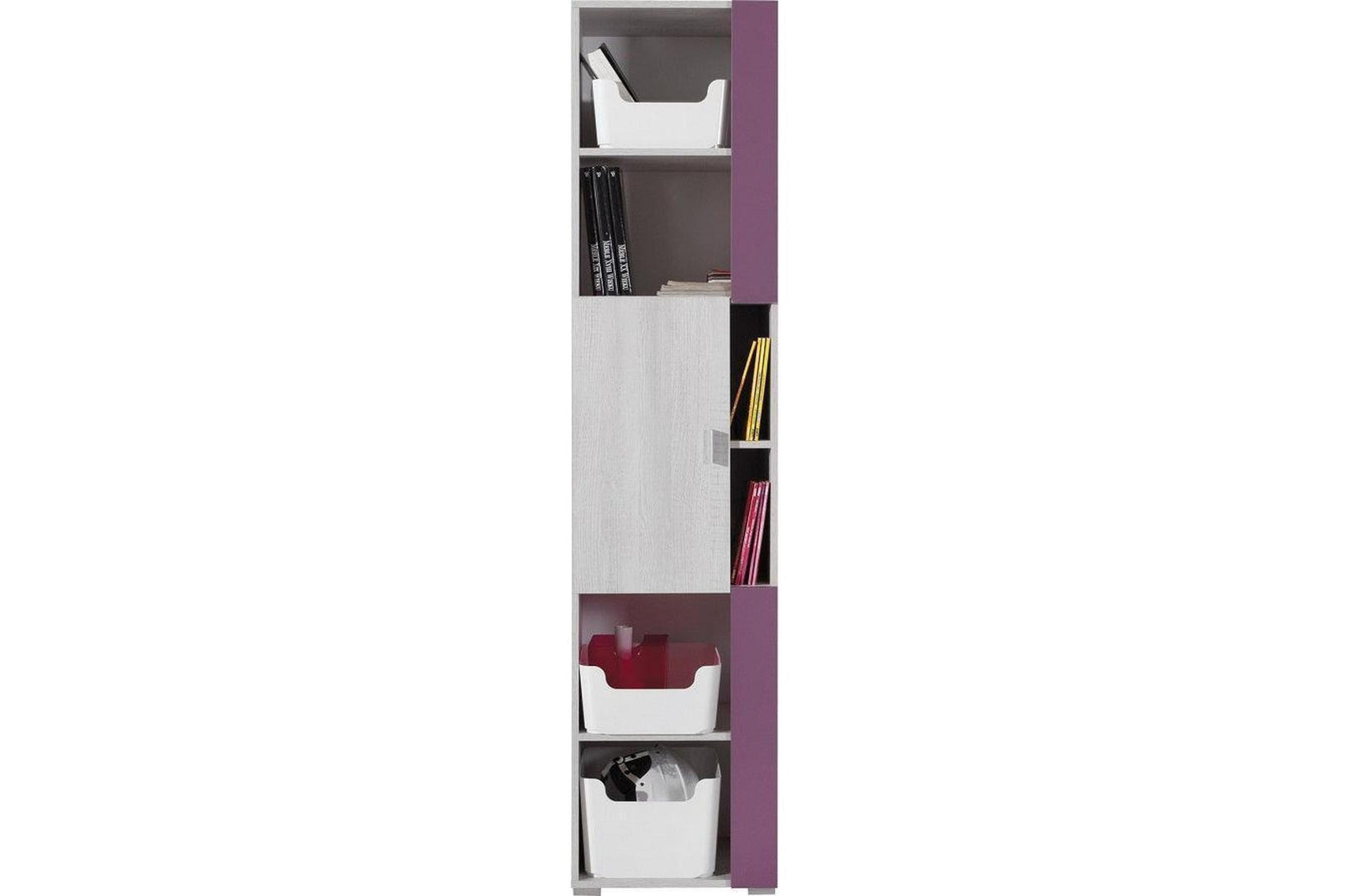 Next Express Delivery Bookcase 6 White Pine / Grey