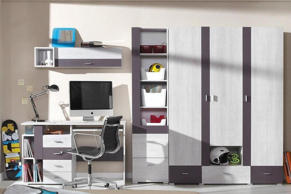 Next Express Delivery Wall Shelf 15 White Pine / Grey