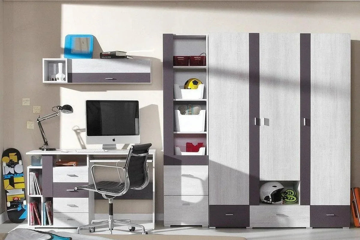 Next Express Delivery Wall Shelf 15 White Pine / Grey