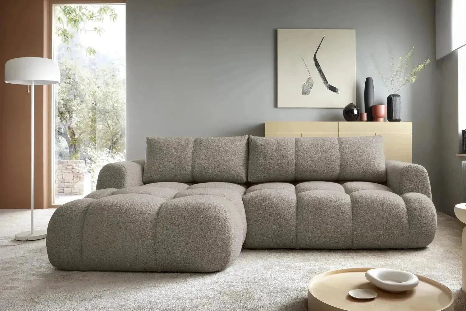 London Corner Sofa Bed With Storage