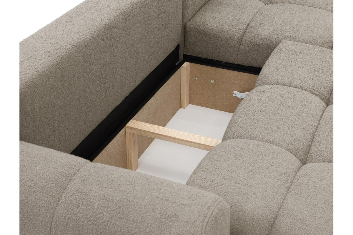 London Corner Sofa Bed With Storage
