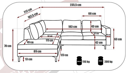 Orlando Select Corner Sofa