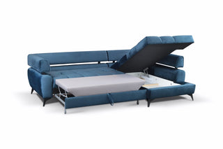 Paros I Corner Sofa Bed With Storage