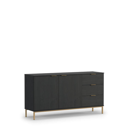 Pula 2 Door Sideboard Portland Black 