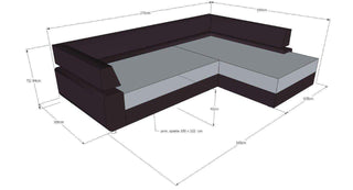 Panama Corner Sofa Bed - Msofas LTD