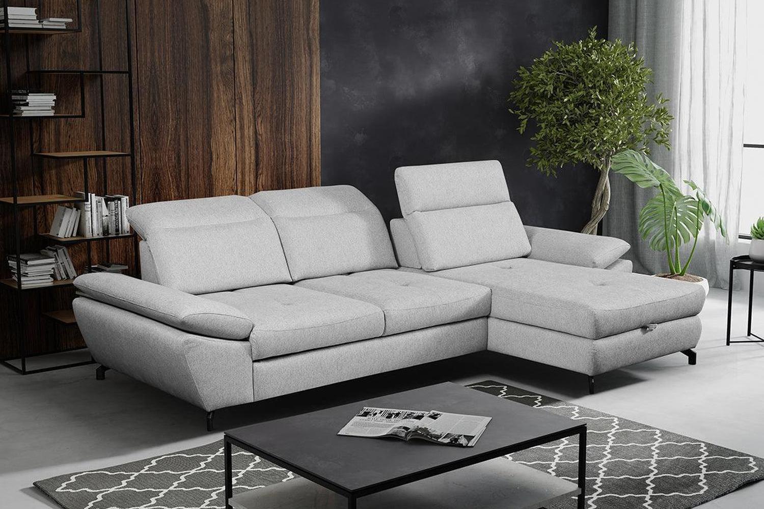Paolo Corner Sofa Bed With Storage