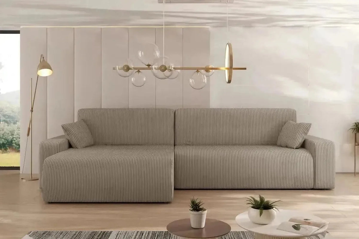 Oxford L Maxi Corner Sofa Bed With Storage