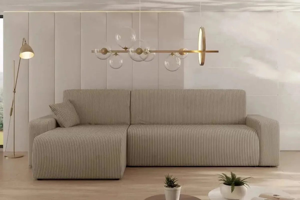 Oxford L Corner Sofa Bed With Storage