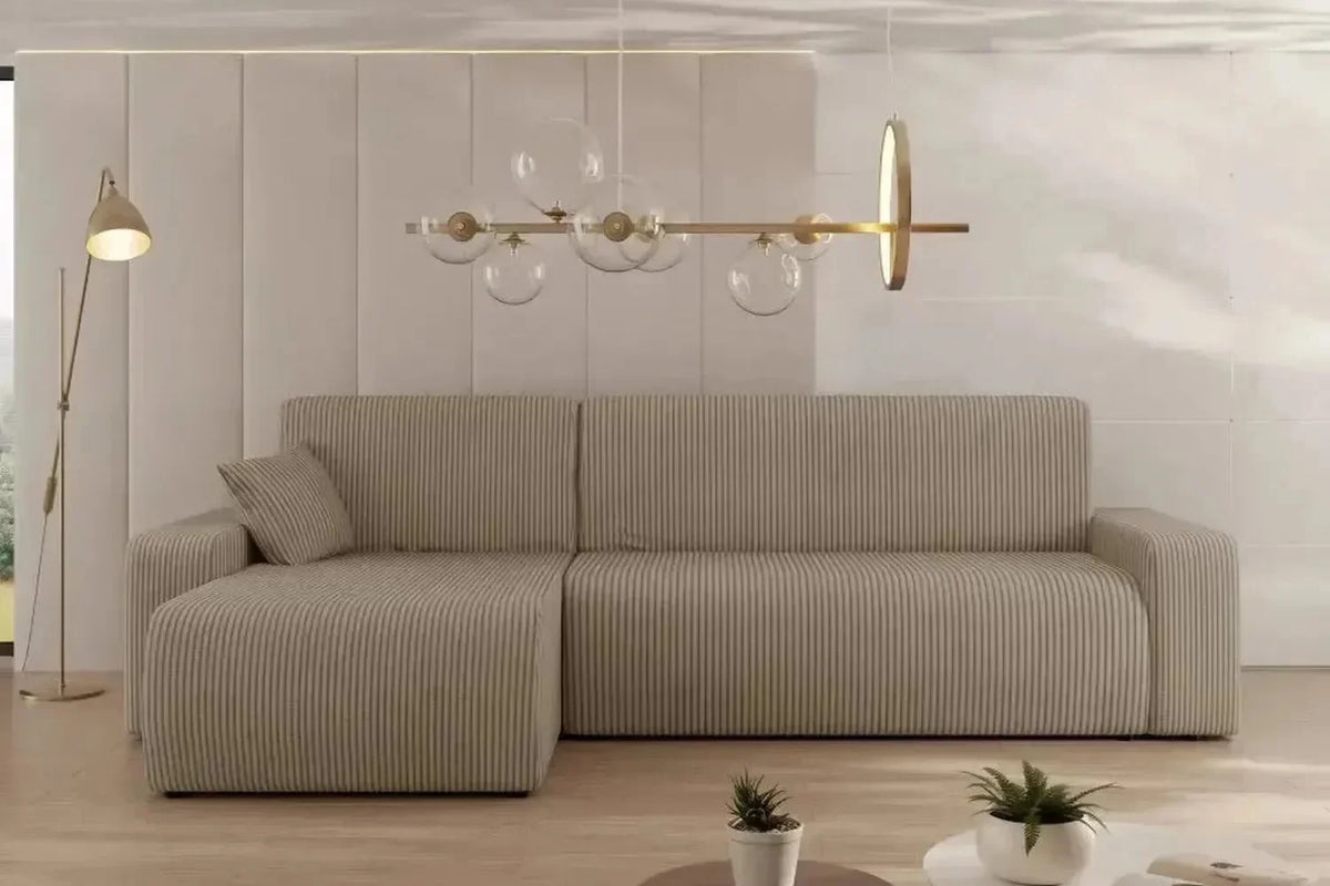 Oxford L Corner Sofa Bed With Storage