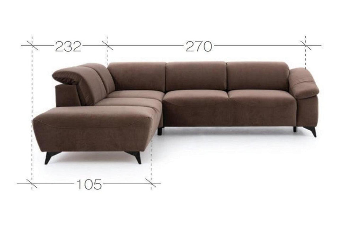 Ex-Display Potenza Corner Sofa Bed Zoya 06