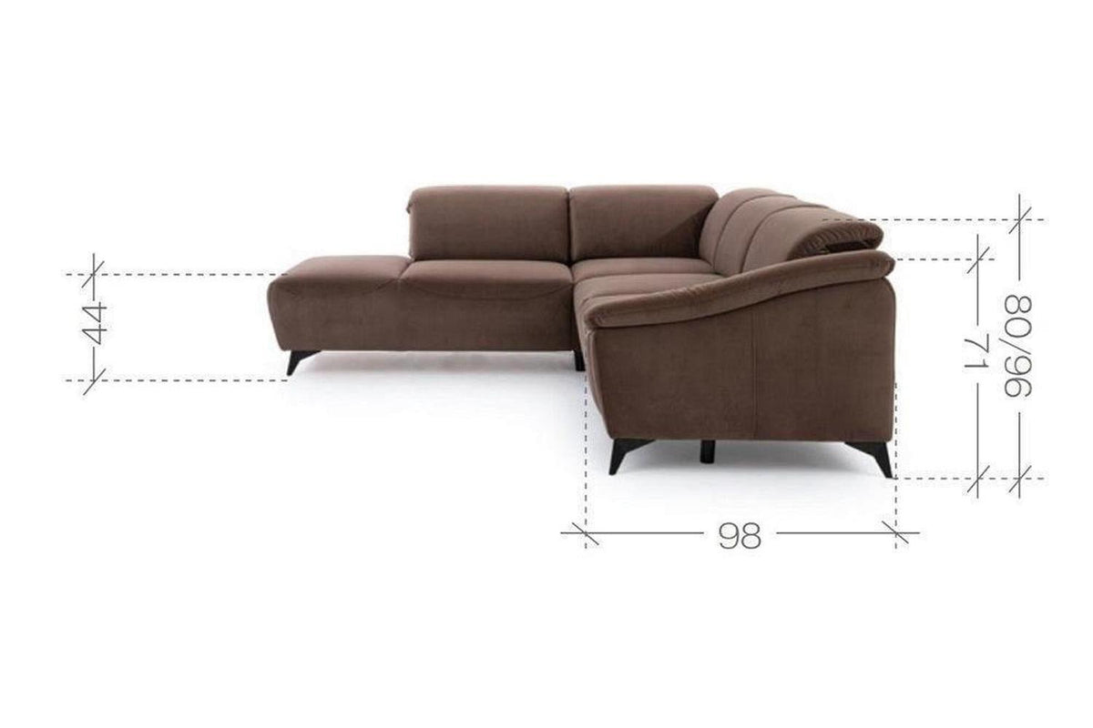 Ex-Display Potenza Corner Sofa Bed Zoya 06