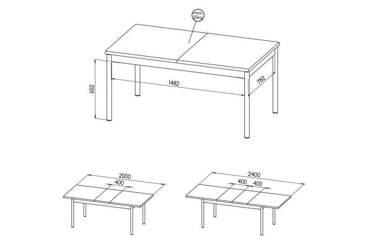 Prestigo Extendable Table