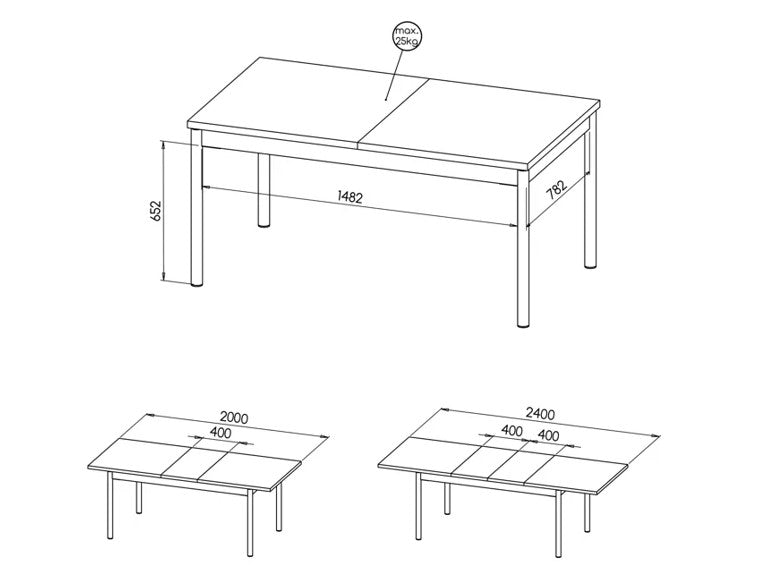 Prestigo Extendable Table