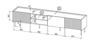 Prestigo TV Unit 200 - Msofas LTD