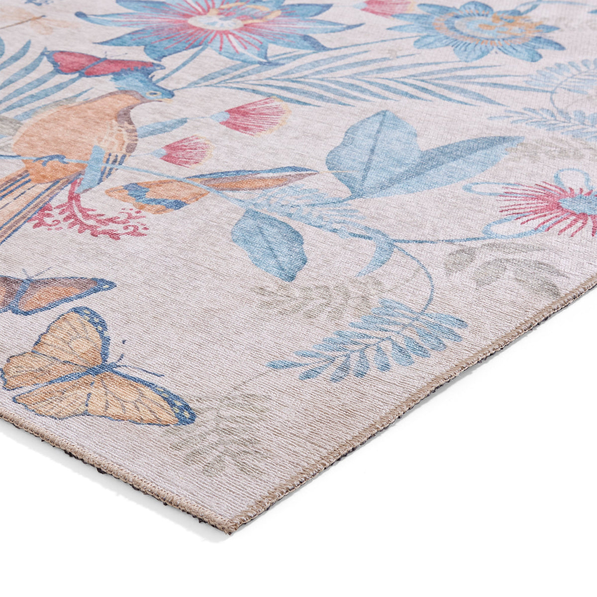 Amaya Tropical Birds Washable Rug