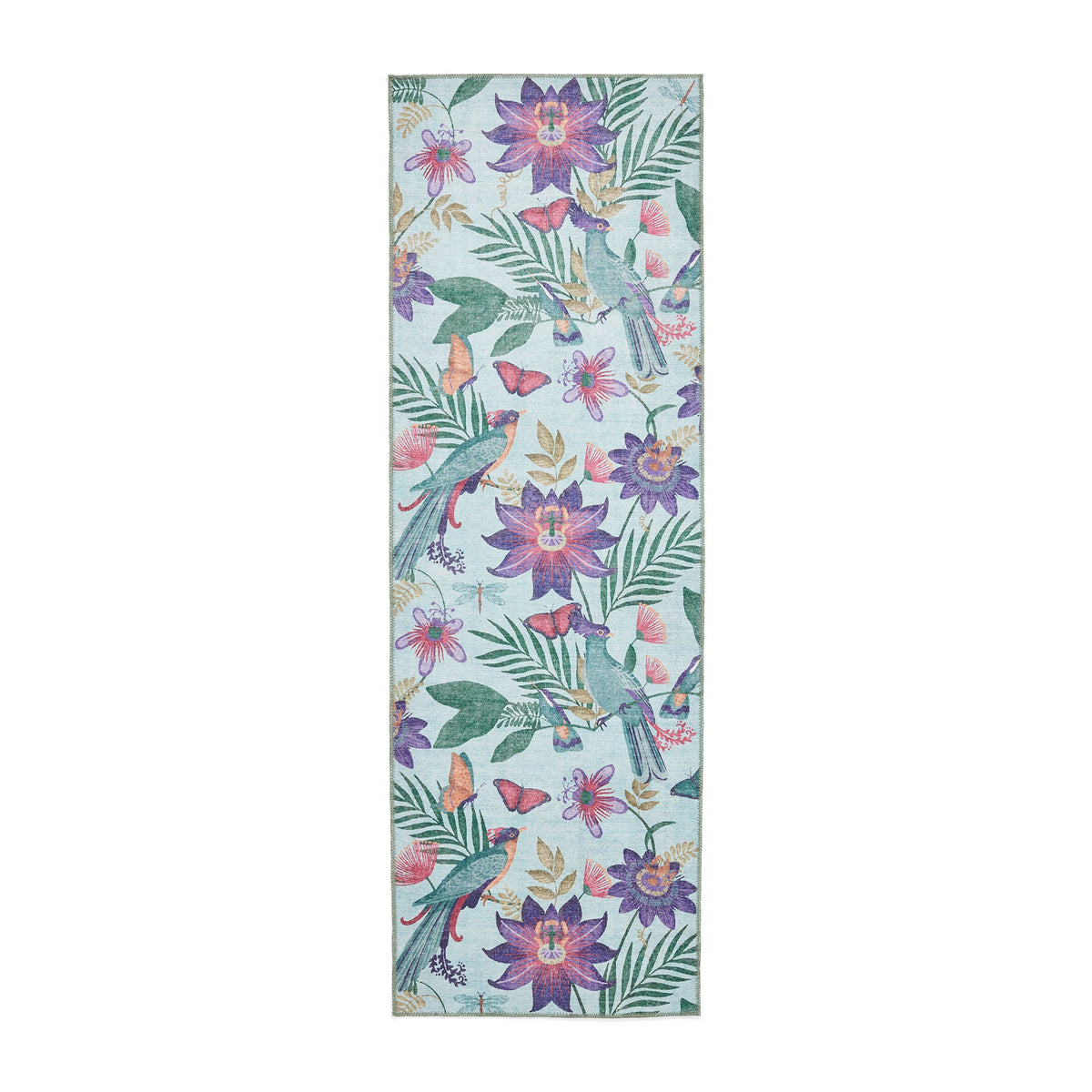 Amaya Tropical Birds Washable Rug