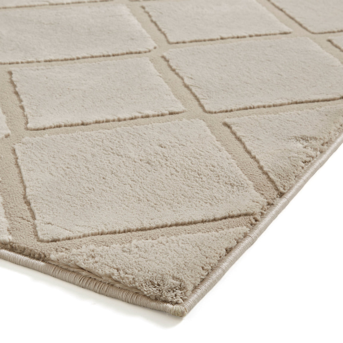 Cosy Diamond Washable Rug