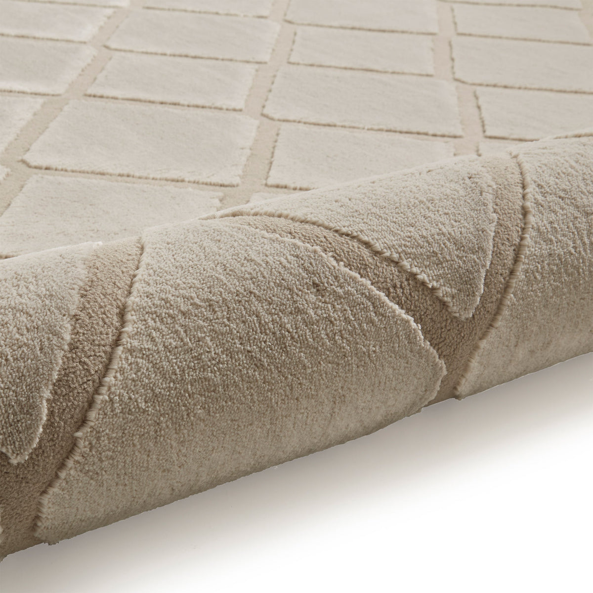 Cosy Diamond Washable Rug