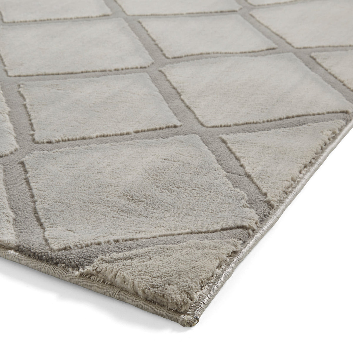 Cosy Diamond Washable Rug