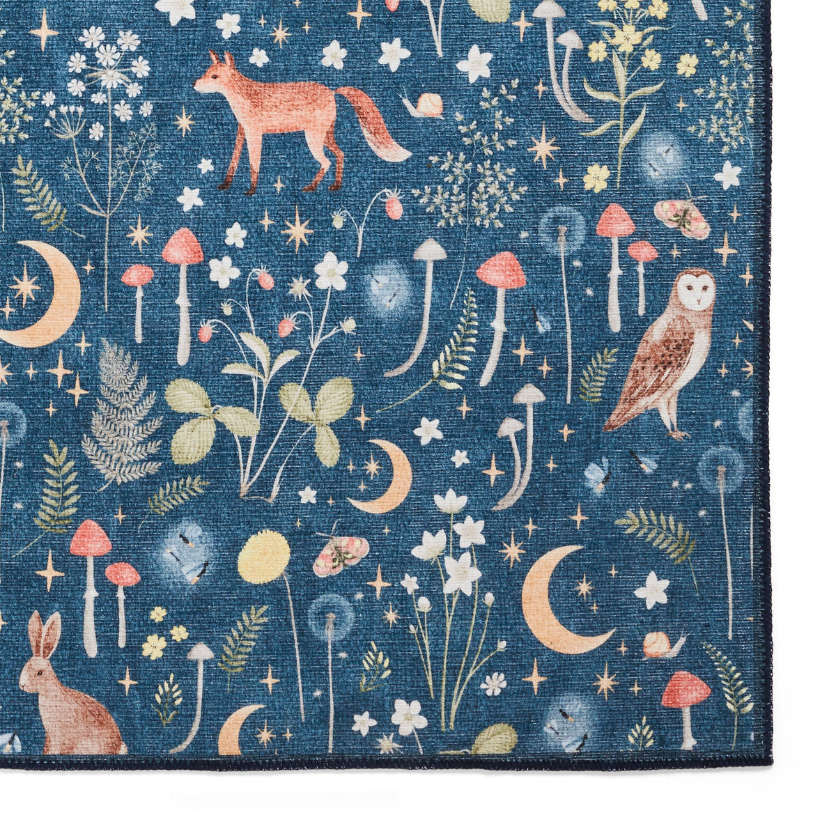 Twilight Animals Washable Rug