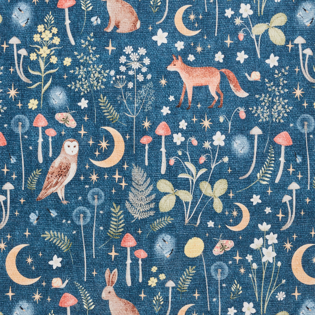 Twilight Animals Washable Rug