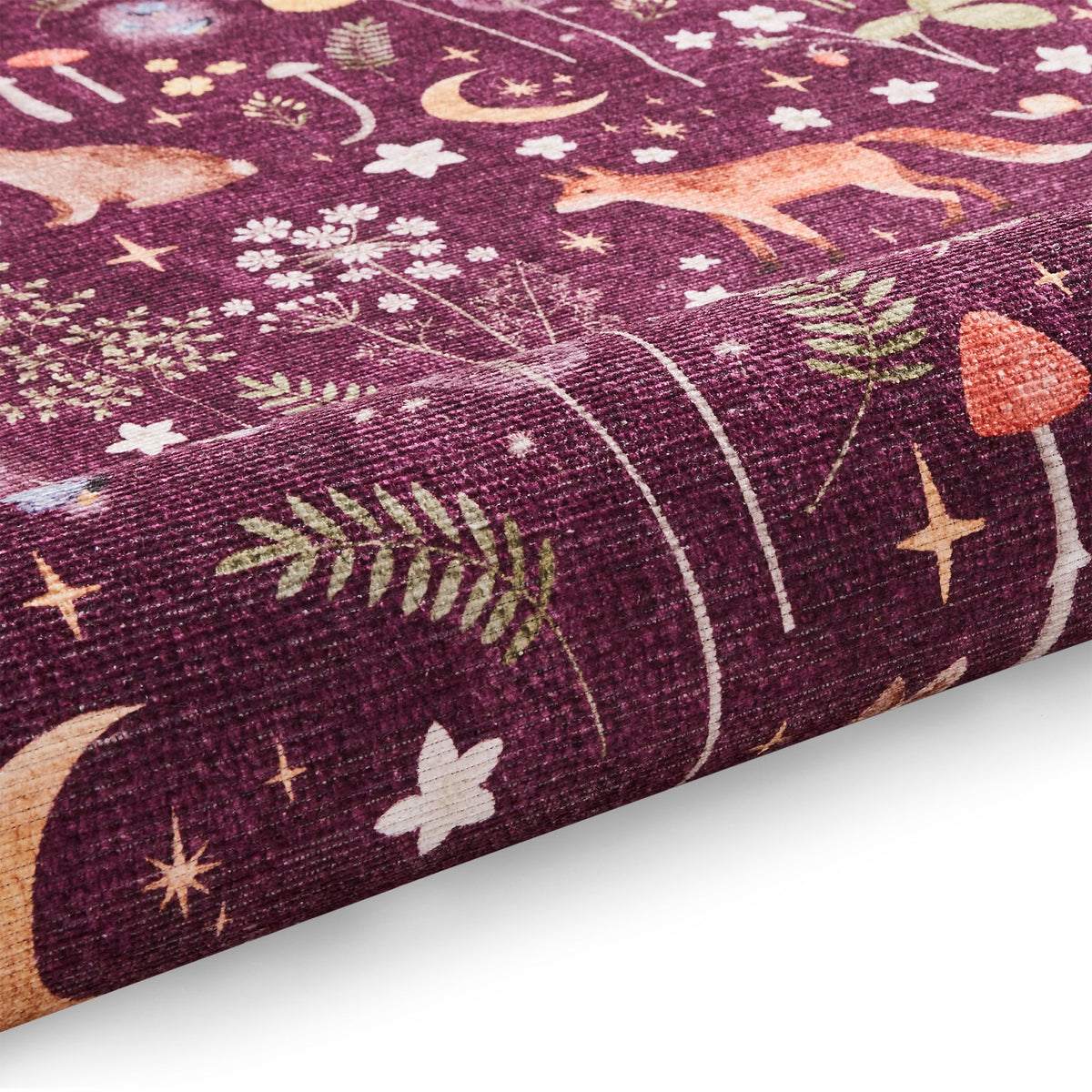 Twilight Animals Washable Rug
