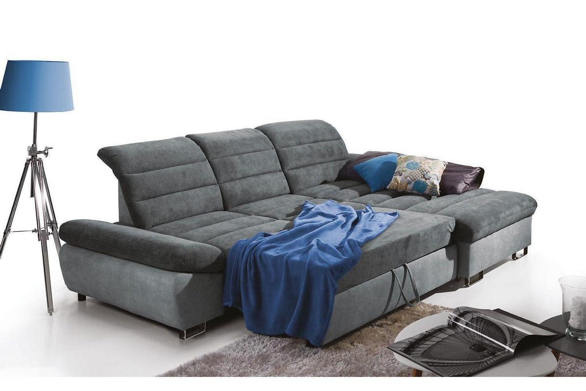 Roman Corner Sofa Bed With Storage