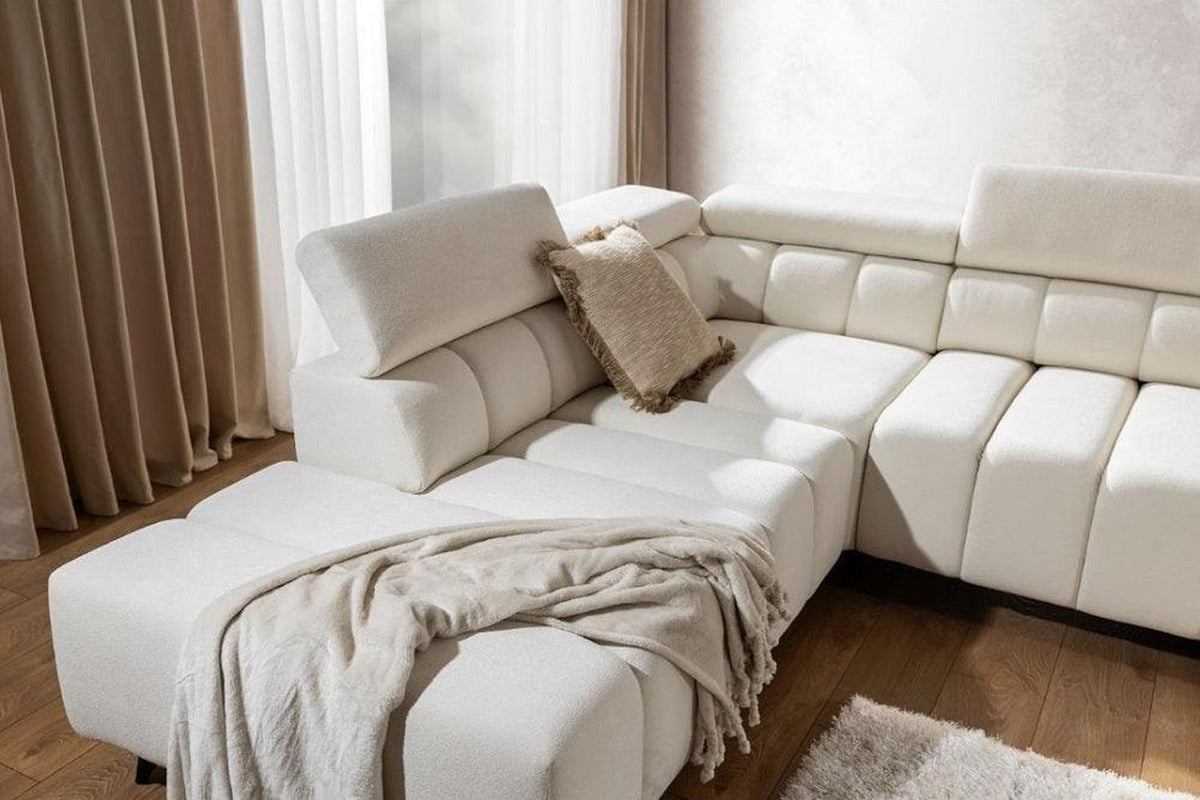 Ragusso I Corner Sofa Bed With Storage