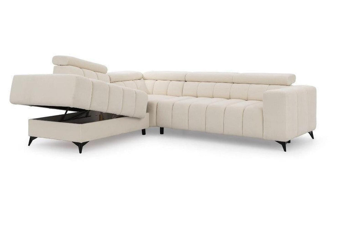 Ragusso I Corner Sofa Bed With Storage