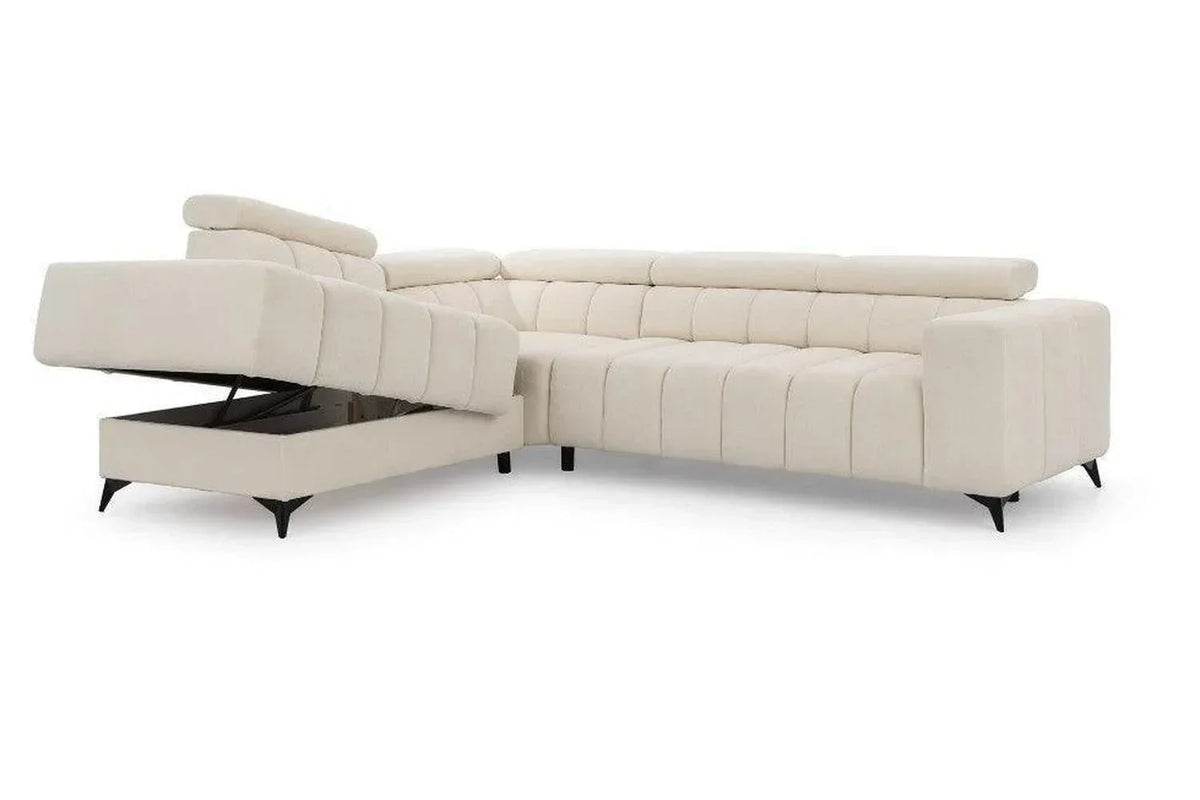 Ragusso I Corner Sofa Bed With Storage