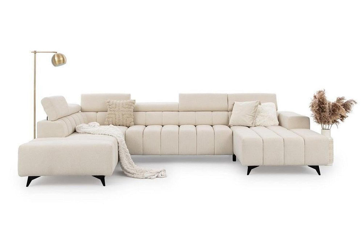 Ragusso U Shape Corner Sofa Bed