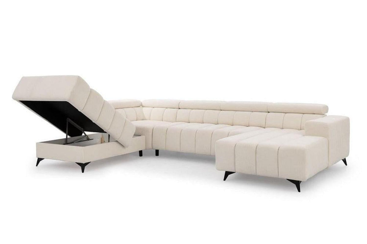 Ragusso U Shape Corner Sofa Bed