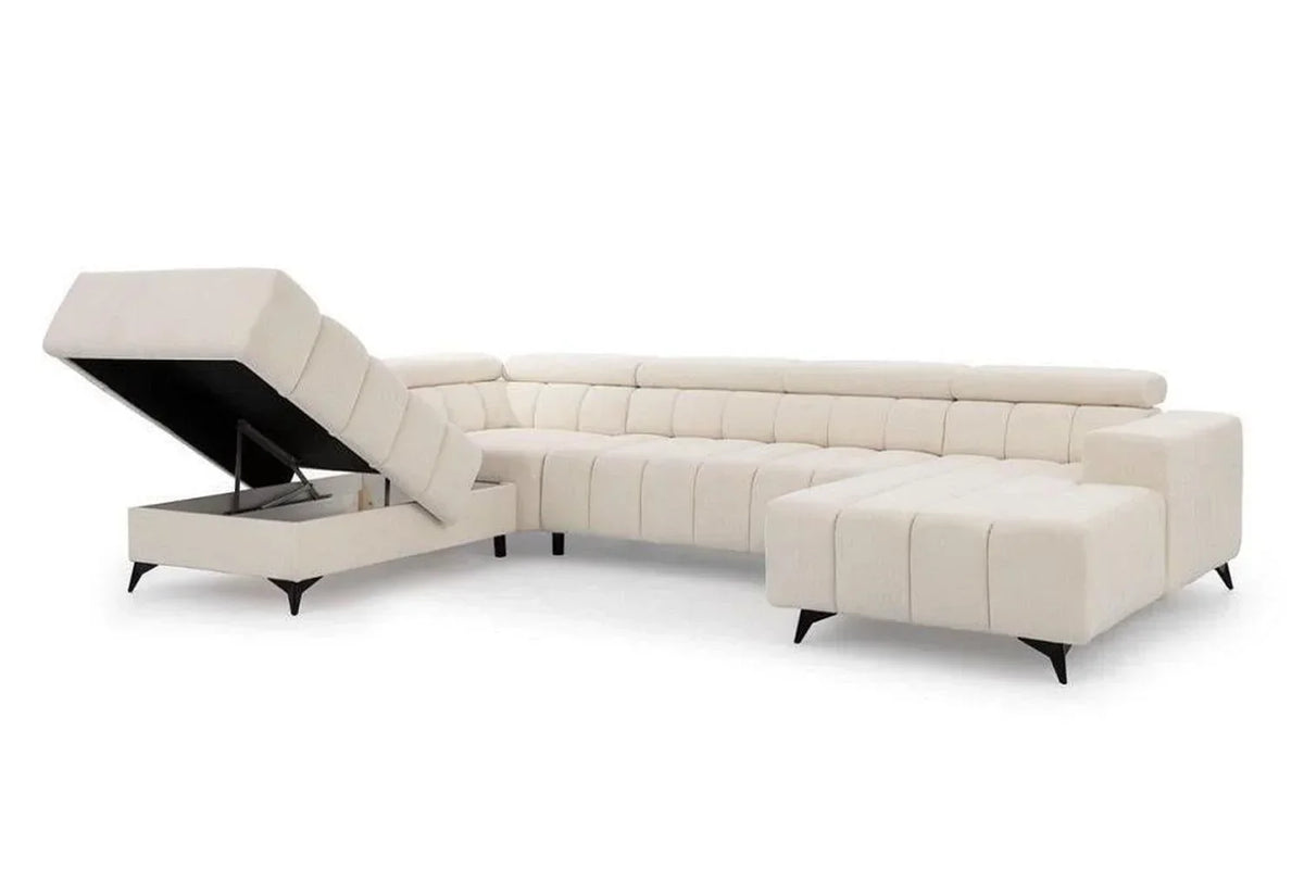 Ragusso U Shape Corner Sofa Bed