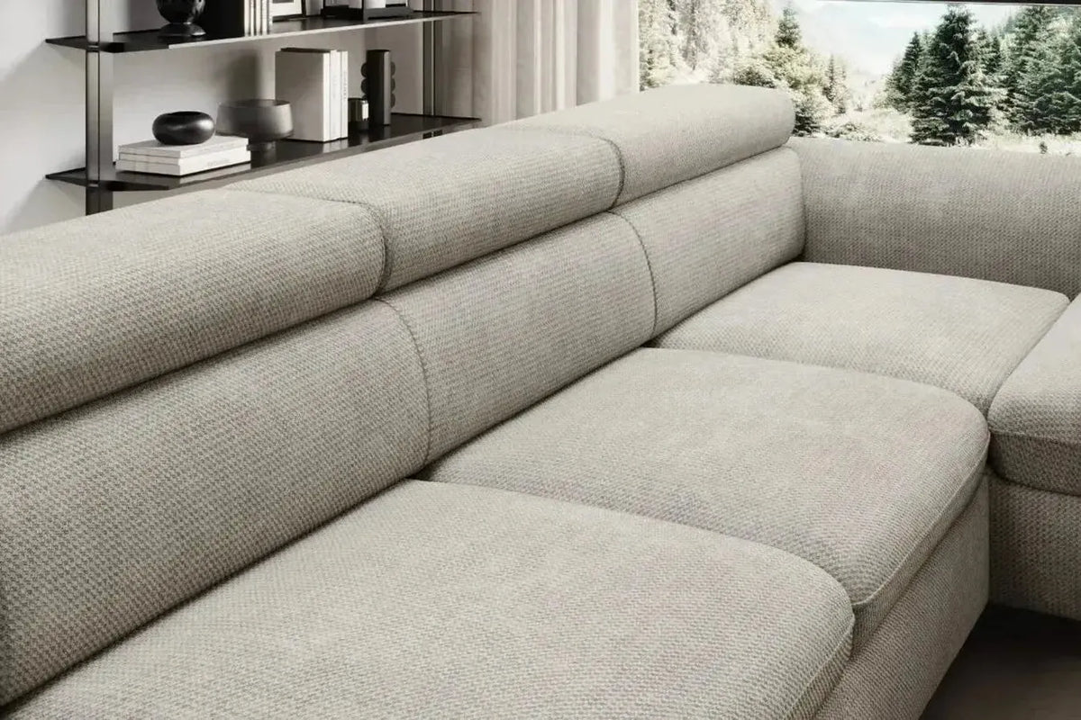 Raven Xl U Shape Corner Sofa Bed With Storage