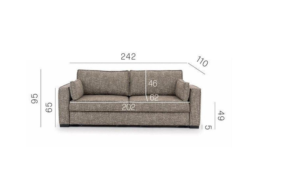 Rea 3 Seater Sofa Bed