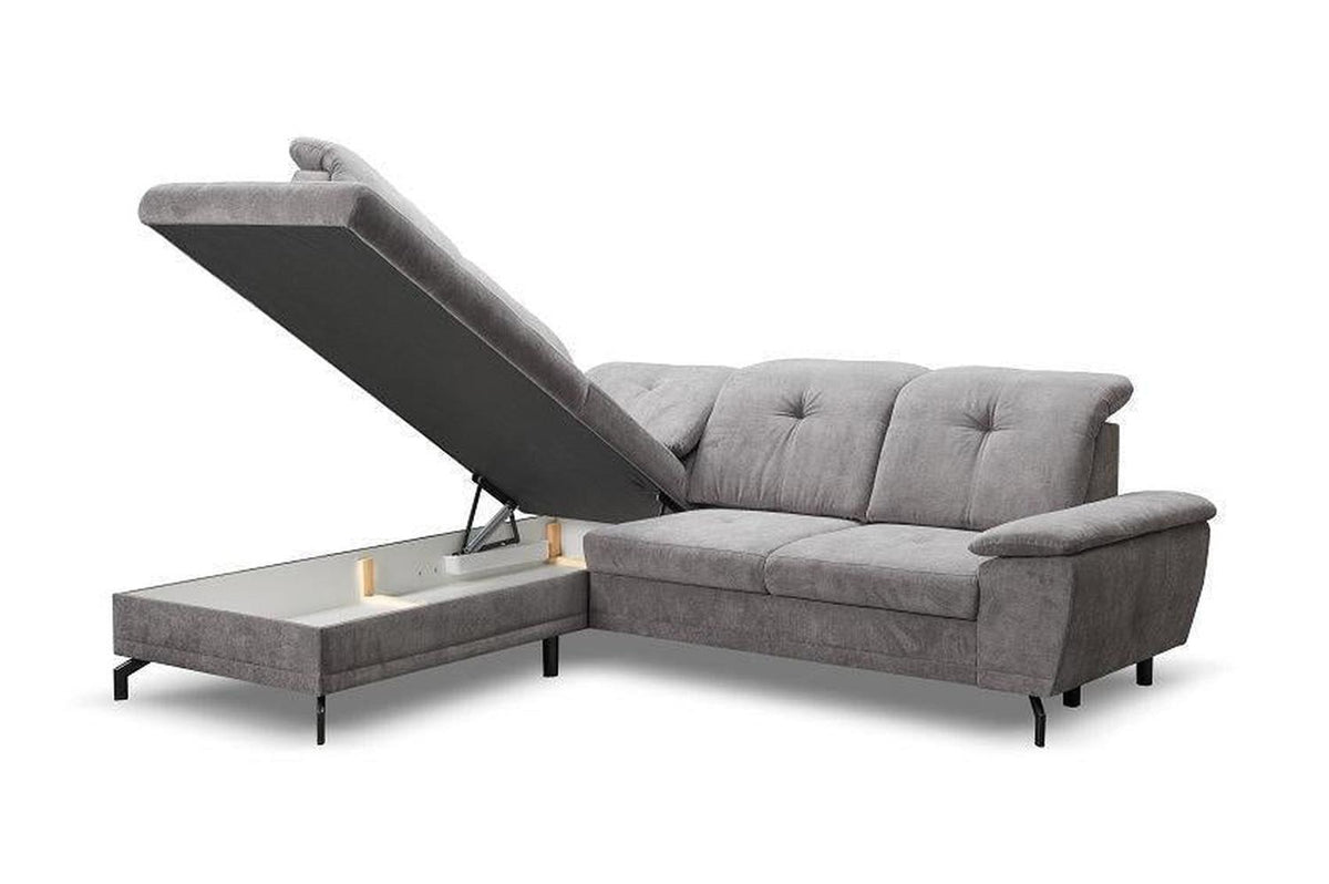 Remi Corner Sofa Bed With Storage