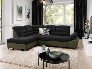 Roman II Corner Sofa Bed with Storage Express Delivery Inari 100/Zoya 14